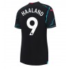 Manchester City Erling Haaland #9 Tredjedrakt Kvinner 2023-24 Kortermet